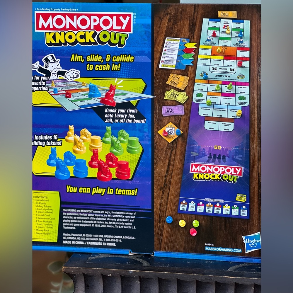 Monopoly Knock Out Game - Picture 2 of 2